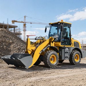 XUANBO compact wheel loader for earthmoving projects