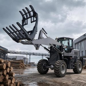 XUANBO log grapple wheel loader for timber handling